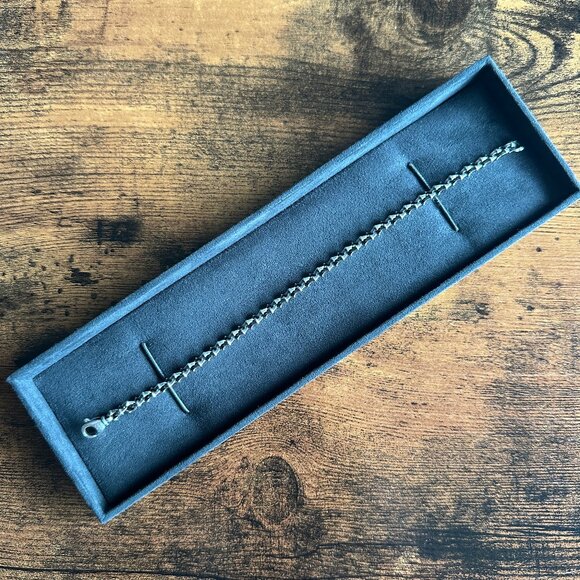 David Yurman Armory Bracelet in Sterling Silver - 5mm - 8.25" - Picture 11 of 14